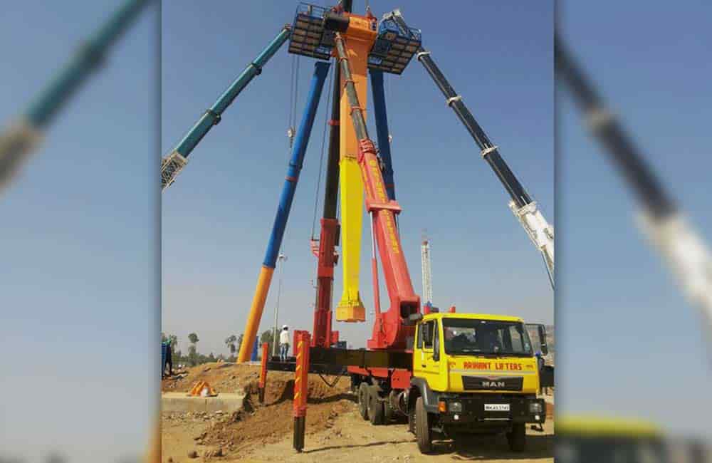 Truck Mounted Boom Lift on Hire